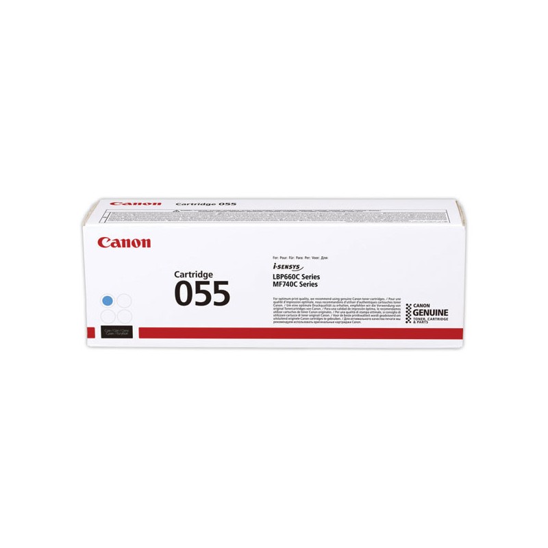 Toner CANON 055 Cyan  - Fiducial