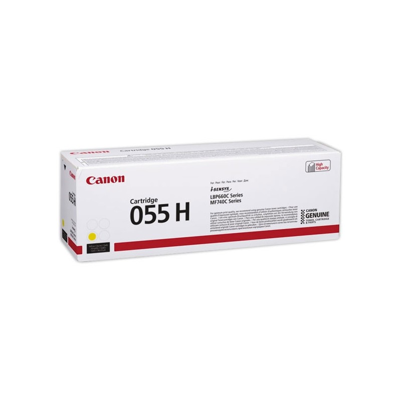 Toner CANON 055H jaune  - Fiducial