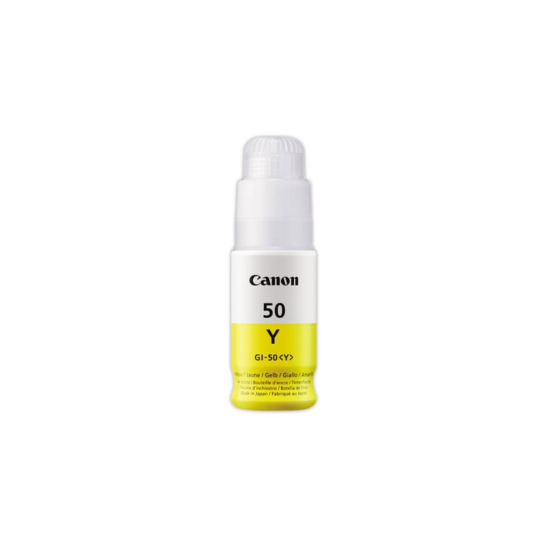 Cartouche CANON GI-50 Jaune Encre à pigment  - Fiducial