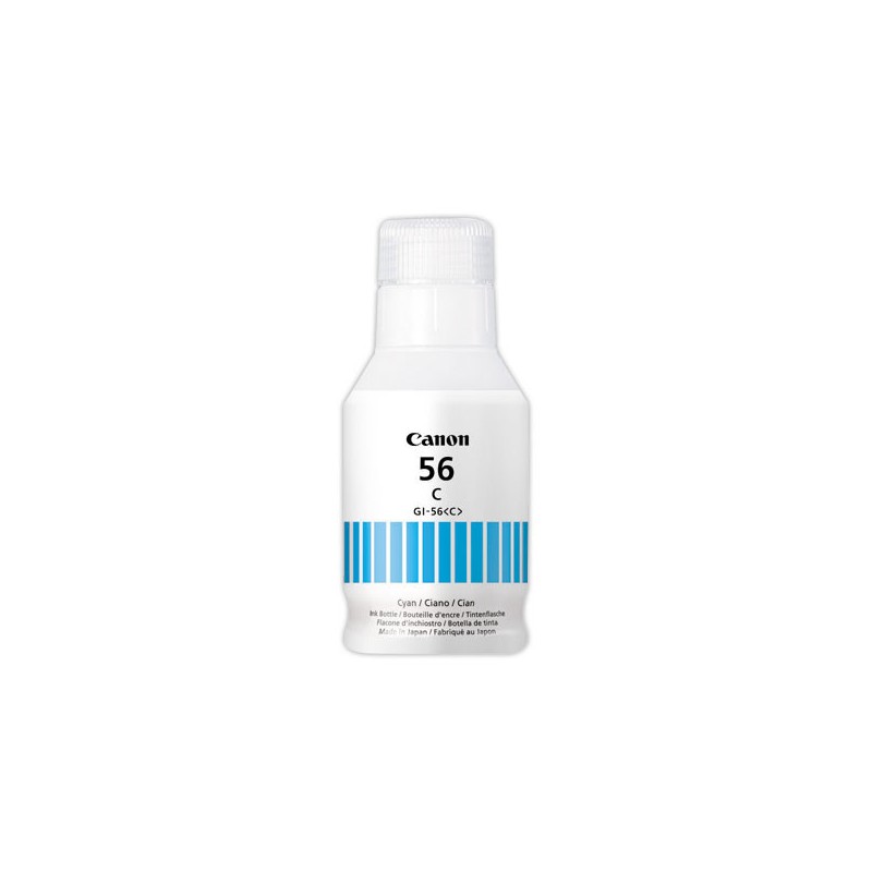 Cartouche CANON GI-56 cyan Encreà pigment  - Fiducial
