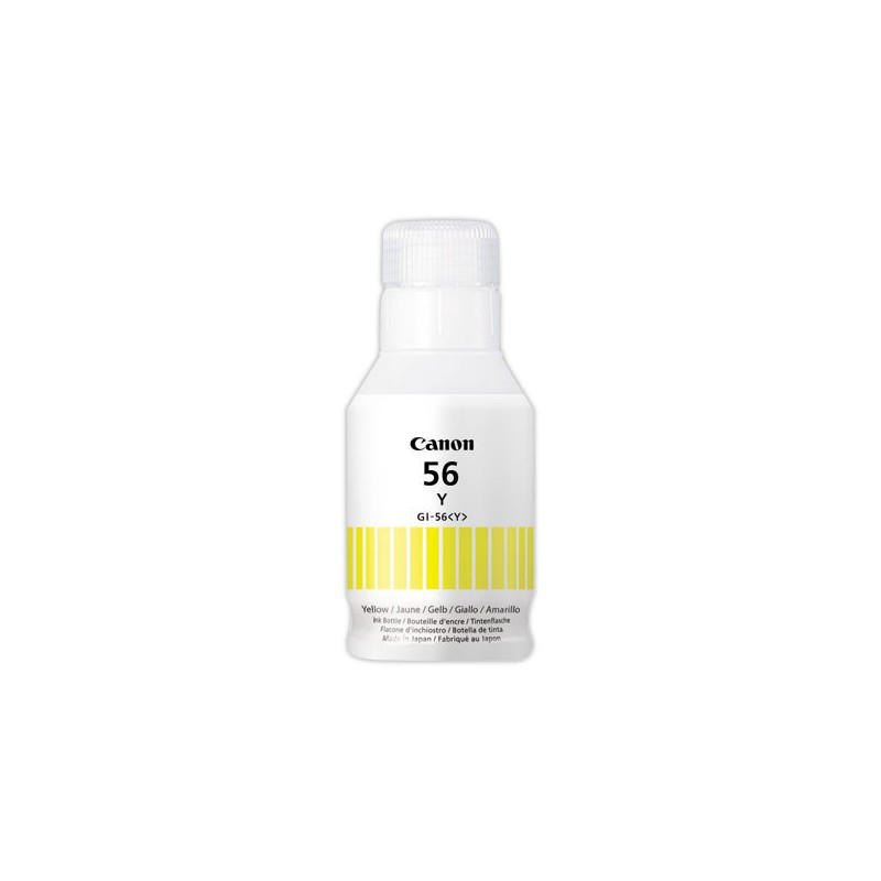 Cartouche CANON GI-56 jaune Encreà pigment  - Fiducial