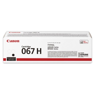 Toner CANON 067H haute capacité Noir  - Fiducial