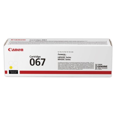 Toner CANON 067 Jaune  - Fiducial