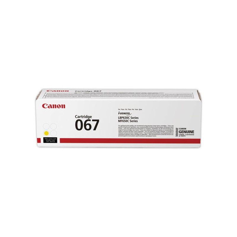 Toner CANON 067 Jaune  - Fiducial