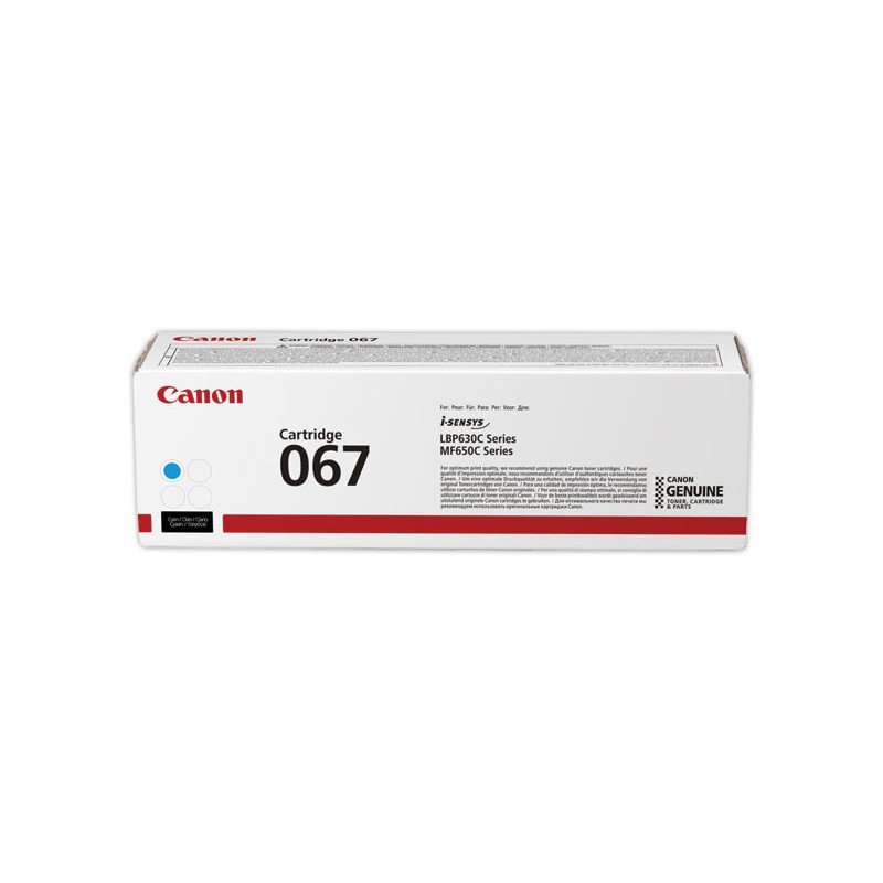 Toner CANON 067 Cyan  - Fiducial