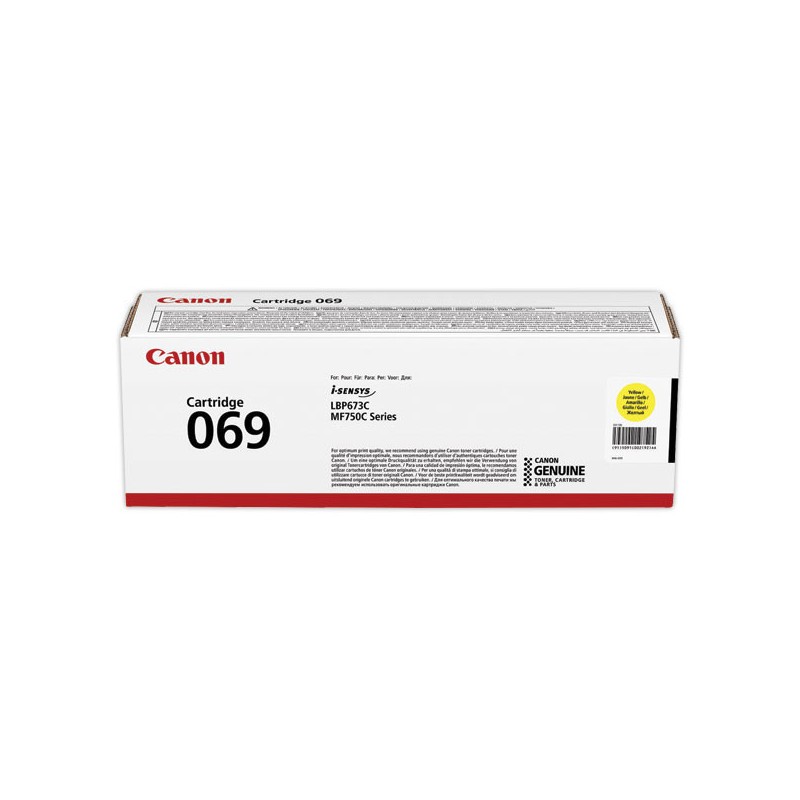 Toner CANON 069 Jaune  - Fiducial
