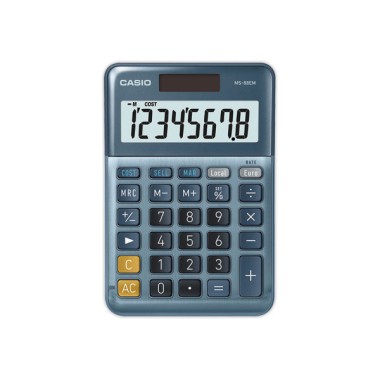 Calculatrice Casio MS88EM solaire 8 chiffres  - Fiducial