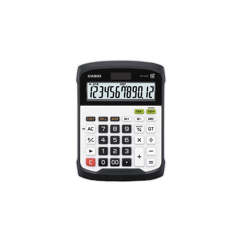 CALCULATRICE ETANCHE CASIO WD-320MT  - Fiducial