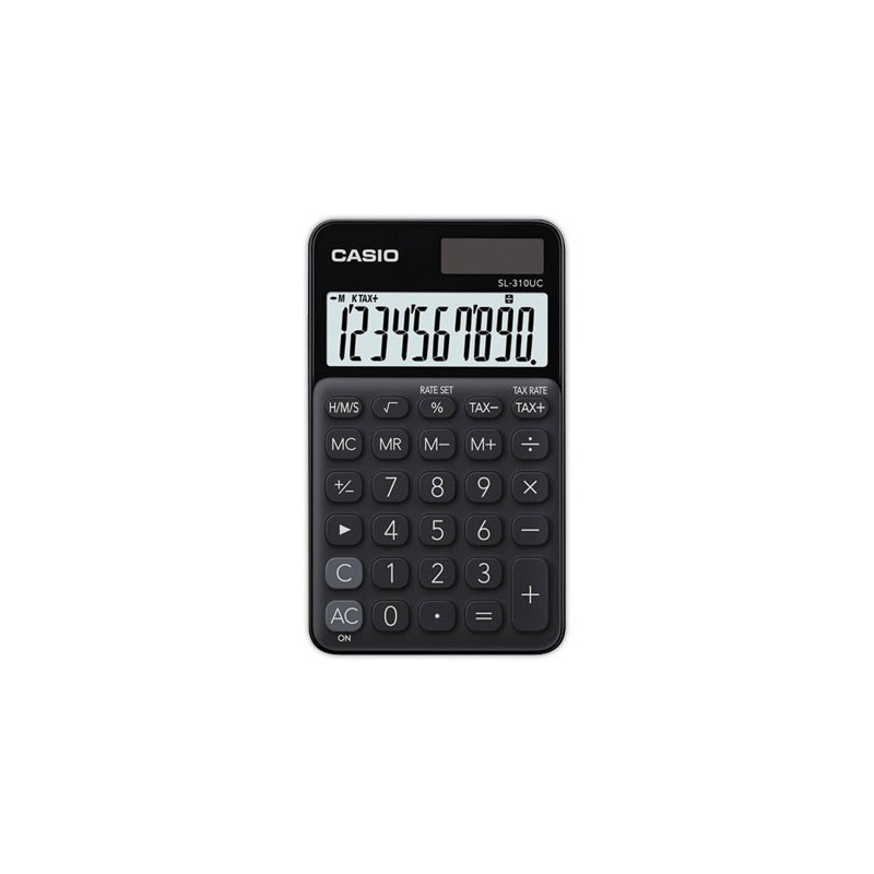 Calculatrice de bureau CASIO SL-310UC 10 Chiffres noir  - Fiducial