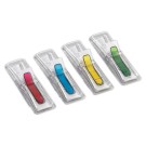 Marque-pages film flèches 12x45 mm - 4couleurs vives  - Fiducial