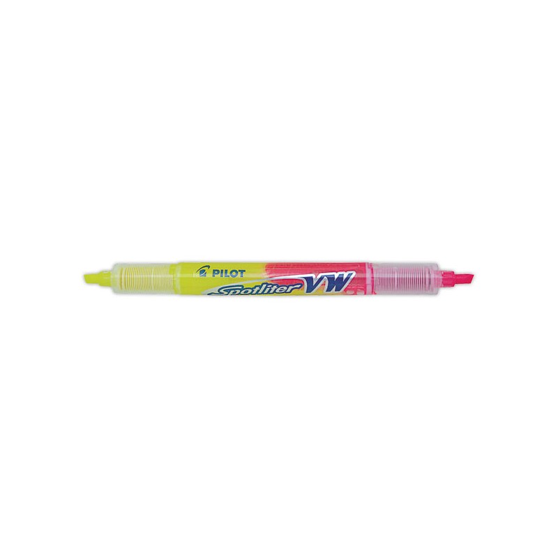 Surligneur bicolore BEGREEN - PILOT - Jaune / Rose  - Fiducial