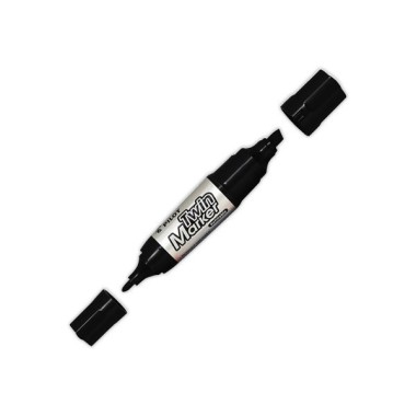 Double marqueur permanent BEGREEN PILOT - Pointe large et extra large  - Fiducial