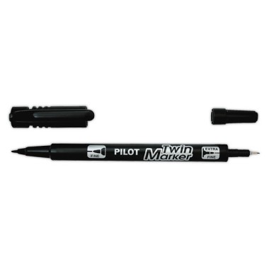 Double marqueur permanent BEGREEN PILOT - Pointe fine et extra fine  - Fiducial
