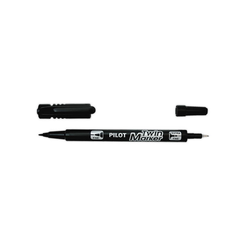 Double marqueur permanent BEGREEN PILOT - Pointe fine et extra fine  - Fiducial