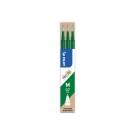 Recharges pour stylo PILOT FRIXION PROCLICKER. Vert.  x3 - Fiducial
