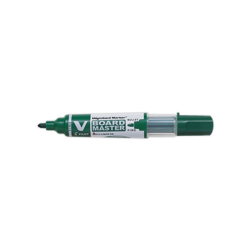 Marqueur PILOT V-Board Master Begreen - Pointe ogive - vert  - Fiducial