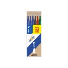 recharges bleues pour stylo effaçable PILOT Frixion  x6 - Fiducial