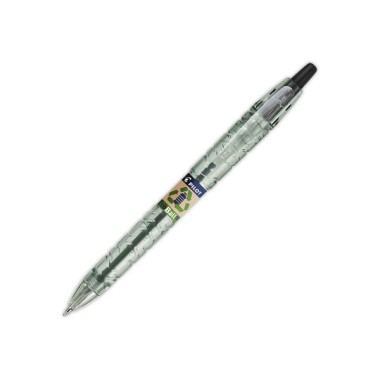 Stylo bille rétractable ECOBALL pointemoyenne. Encre noire.  - Fiducial