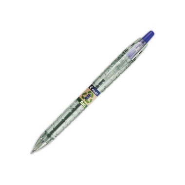 Stylo bille rétractable ECOBALL pointemoyenne. Encre bleue.  - Fiducial