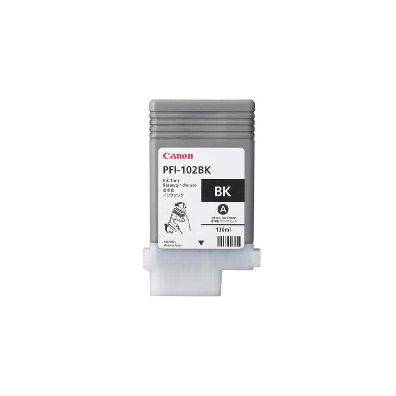 Cartouche CANON PFI102BK noire  - Fiducial