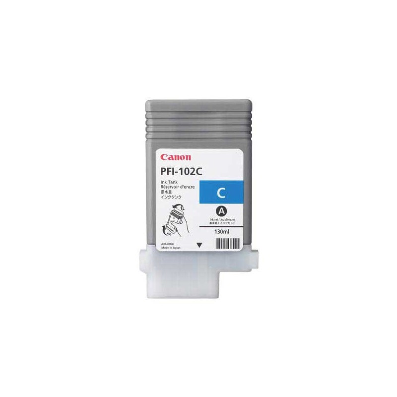 Cartouche CANON PFI102C Cyan  - Fiducial
