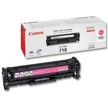 Toner CANON 718 magenta  - Fiducial
