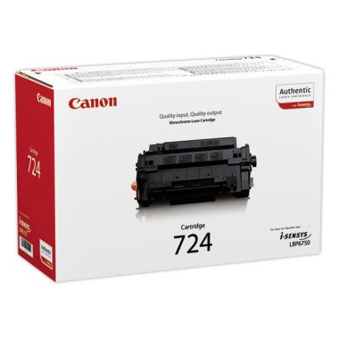 Toner CANON CRG724H noir  - Fiducial