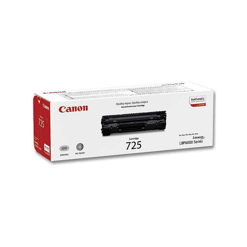 Toner Canon 725 noir  - Fiducial