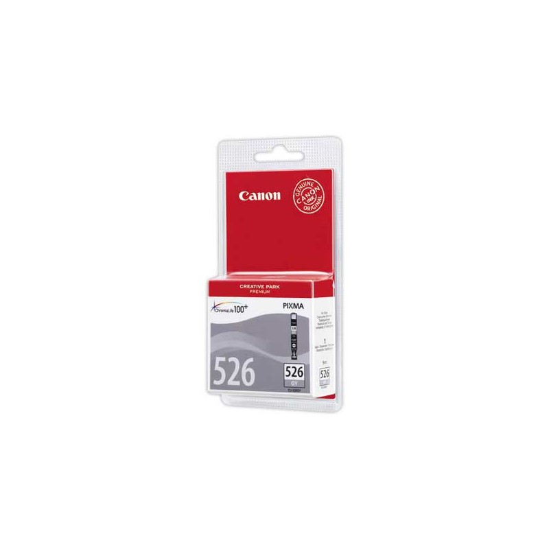 Cartouche CANON CLI526GY grise  - Fiducial