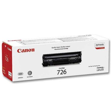 Toner Canon CRG726BK noir  - Fiducial