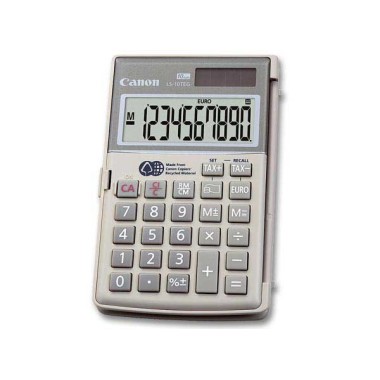Calculatrice de poche CANON LS10 Noire  - Fiducial