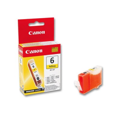 Cartouche CANON BCI6 Jaune  - Fiducial