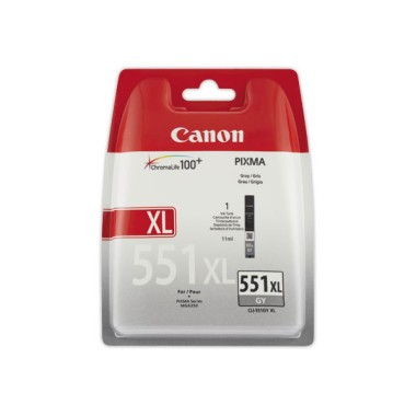 Cartouche CANON CLI551XL gris  - Fiducial