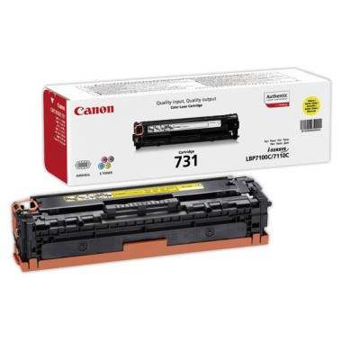 Toner CANON 731Y jaune  - Fiducial