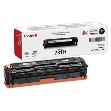 Toner CANON 731HBK noir  - Fiducial