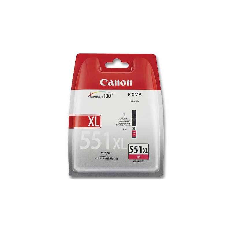 Cartouche CANON 6445B001 CLI-551XL magenta  - Fiducial