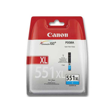 Cartouche CANON 6444B001 CLI-551XL cyan  - Fiducial