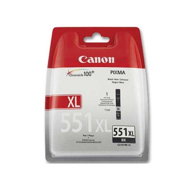 Cartouche CANON 6443B001 CLI-551XL noire  - Fiducial