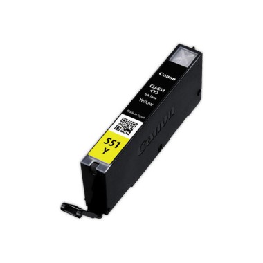 Cartouches CANON CLI-551 jaune  - Fiducial