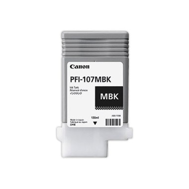 Cartouche CANON PFI-107 noire mat pigmenté  - Fiducial