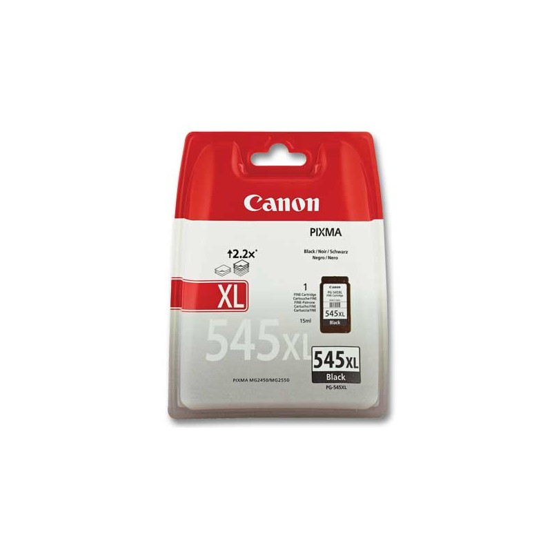 Cartouche CANON PG-545XL noire  - Fiducial