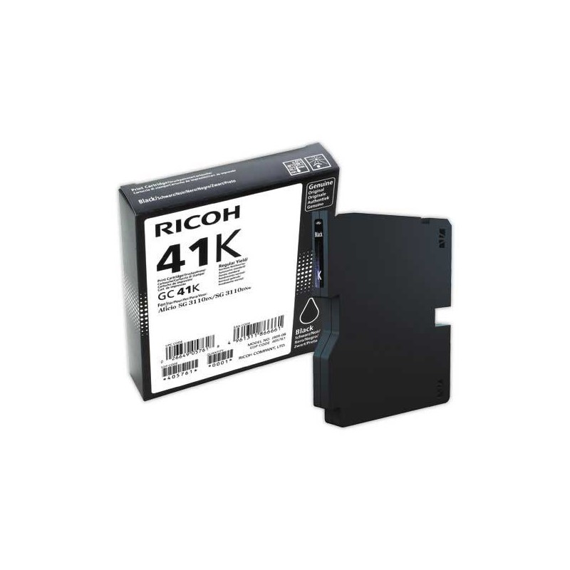 Cartouche RICOH GC-41K noir  - Fiducial