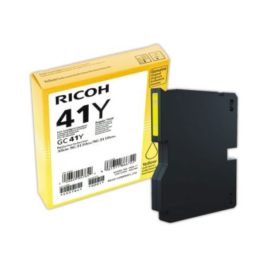Cartouche RICOH GC-41Y jaune  - Fiducial