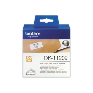 Rouleau d'étiquettes QL BROTHER 29x62mm 800 étiquettes DK11209  - Fiducial