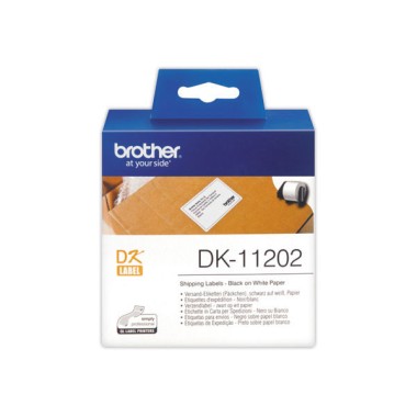Rouleau d'étiquettes QL BROTHER 62x100mm 300 étiquettes DK11202  - Fiducial