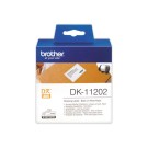 Rouleau d'étiquettes QL BROTHER 62x100mm 300 étiquettes DK11202  - Fiducial