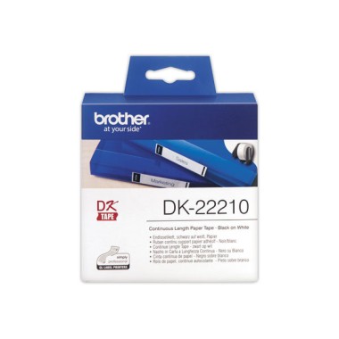 Rouleau d'étiquettes QL BROTHER 29 mm x 30 m DK22210  - Fiducial