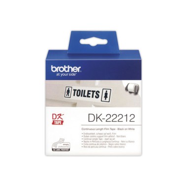 Rouleau d'étiquettes QL BROTHER 62 mm x 15 m DK22212  - Fiducial