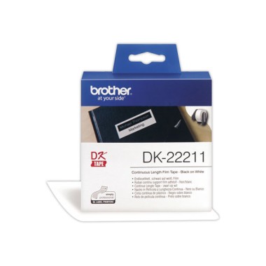Rouleau d'étiquettes QL BROTHER 29 mm x 15 m DK22211  - Fiducial