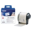 Ruban BROTHER DK44205 62mm Noir/Blanc  - Fiducial